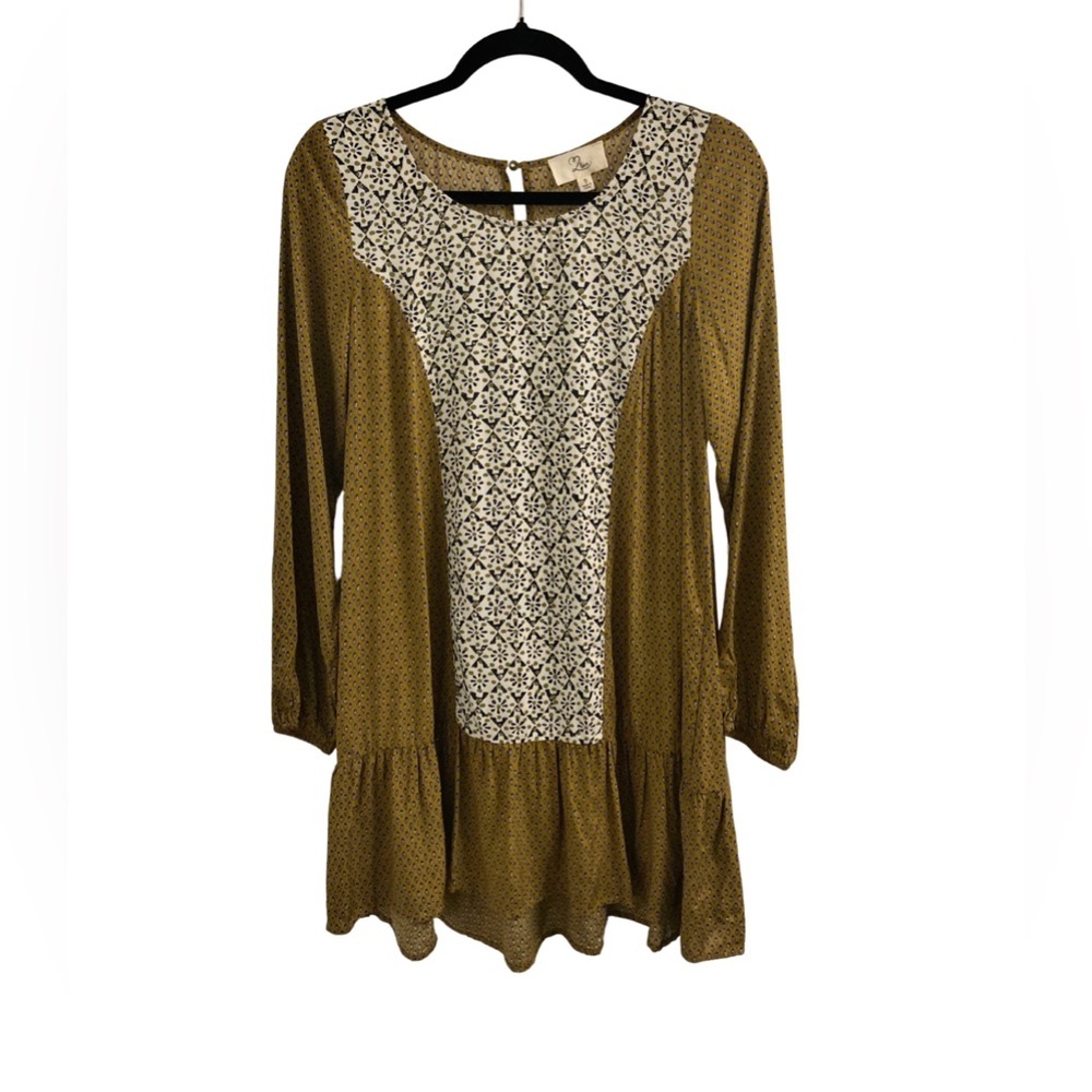 Bohemian Long Sleeve Dress Size S